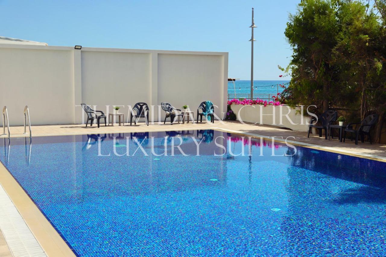 Luxury Penthouse 1Br-Seafront-Seasonal Pool-Central Larnaca Exterior photo